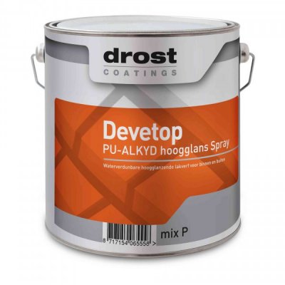 Drost Devetop PU/ALKYD Spray Hoogglans 